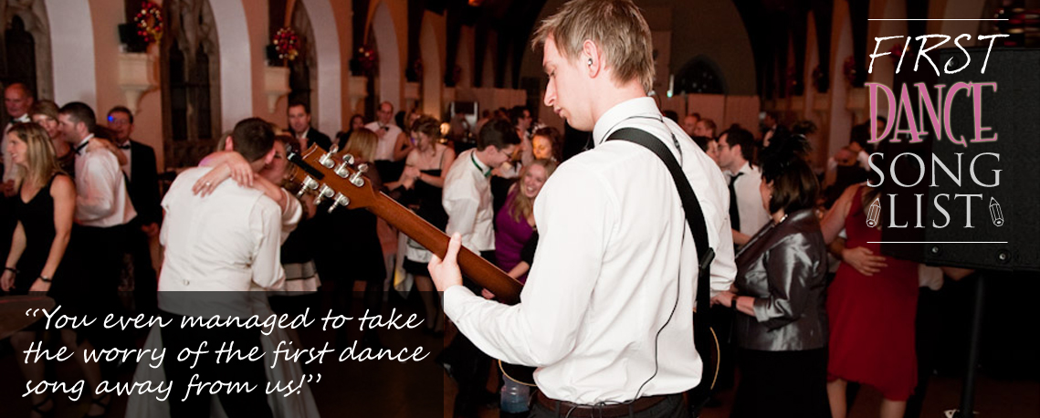 wedding first dance song suggestions