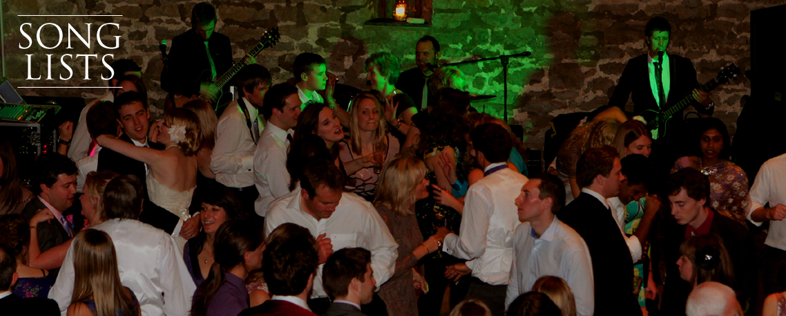wedding band song lists