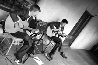 acoustic duo wedding ceremony matara centre gloucestershire
